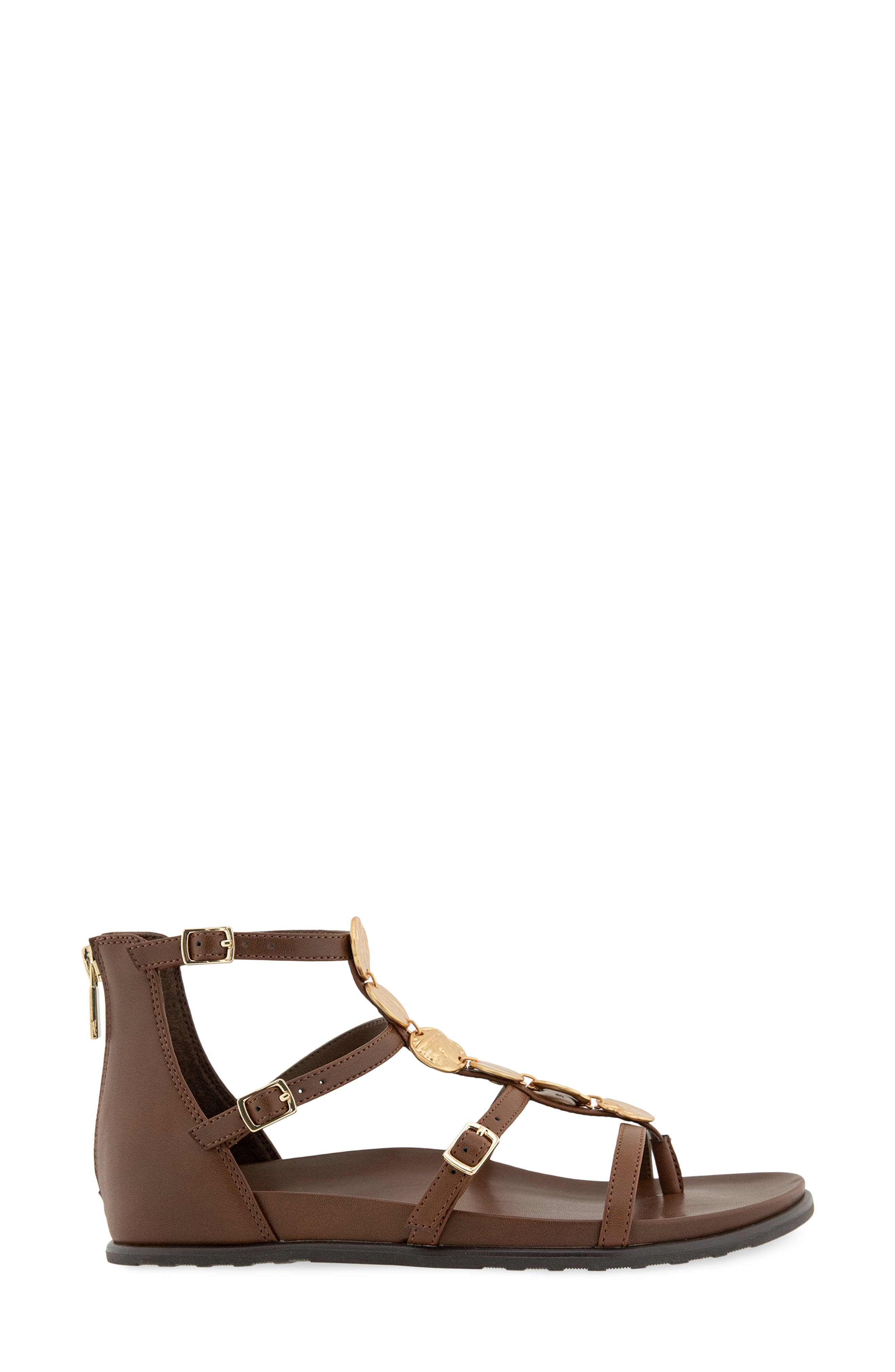 Hadley Cage Sandal, Alternate, color, DARK BROWN