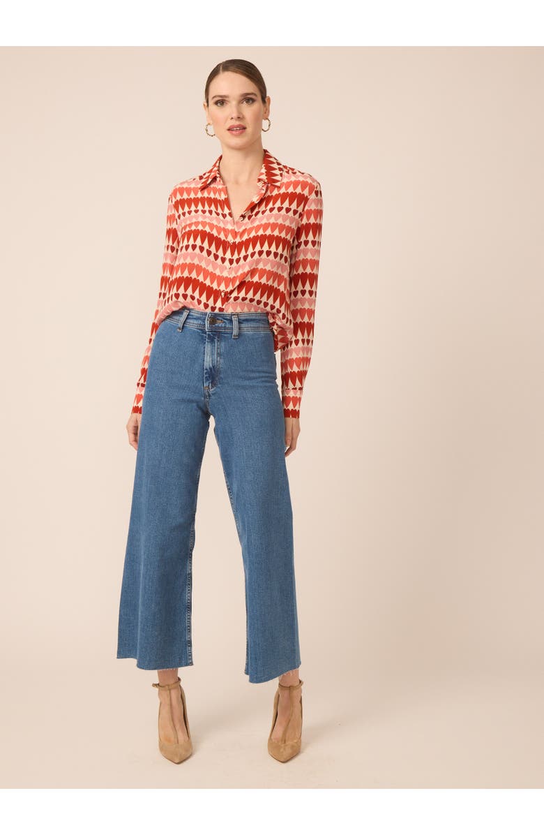 Gilner Farrar Troy Blouse, Main, color, Wild Hearts