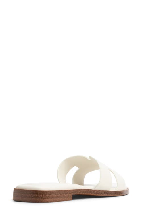 Aldo Itsandal Slide Sandal In White