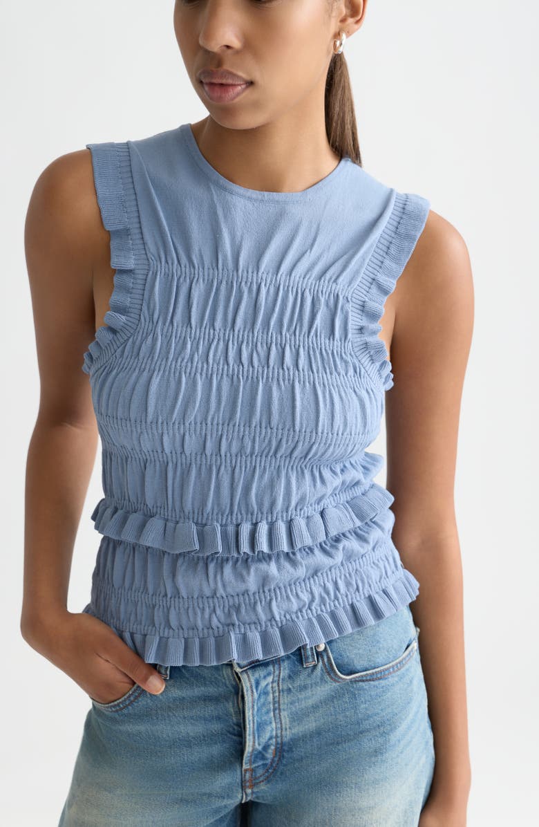 Scotch
Soda Smocked Tank Top, Alternate, color, Infinity