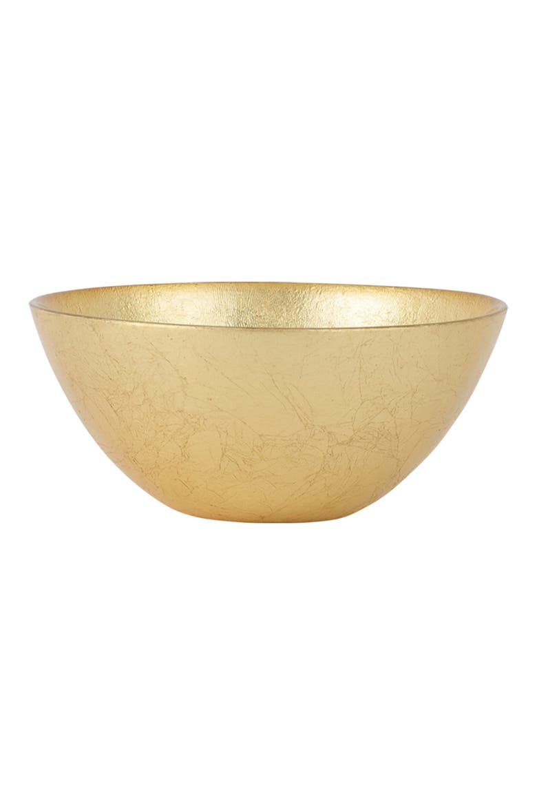 Moon Glass Small Deep Bowl, Main, color, GOLD