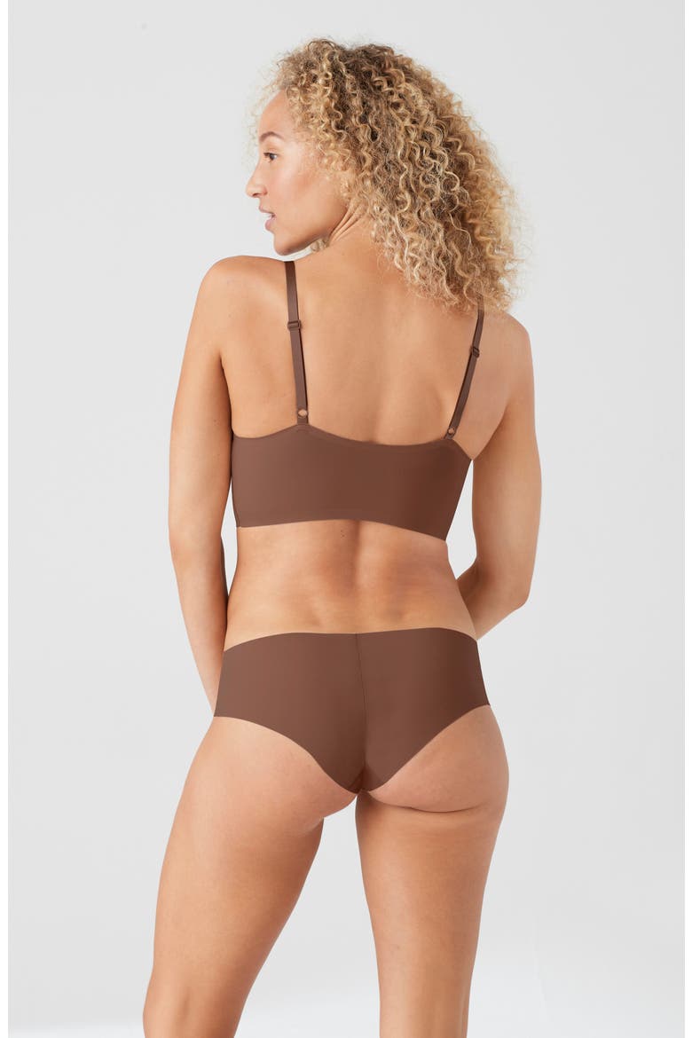 True Body Lift Wireless Bra, Alternate, color, CHESTNUT
