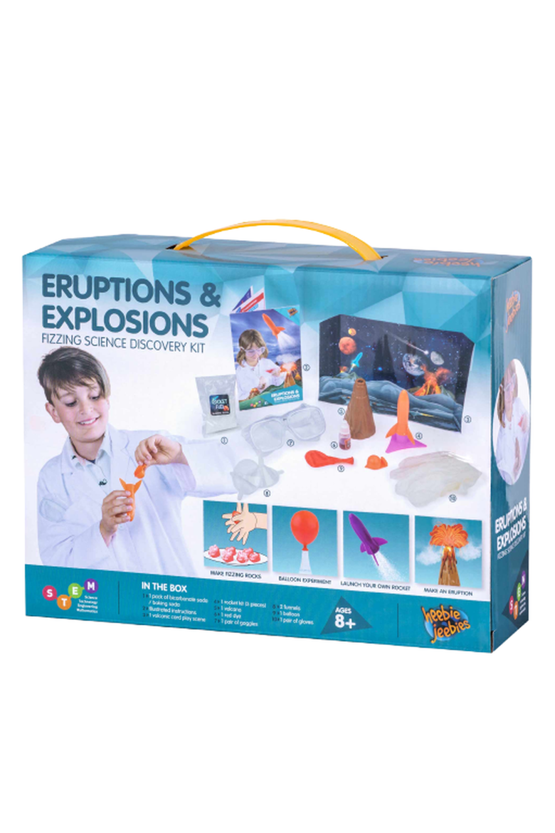 Eruptions and Explosions Science Kit, Alternate, color, Blue