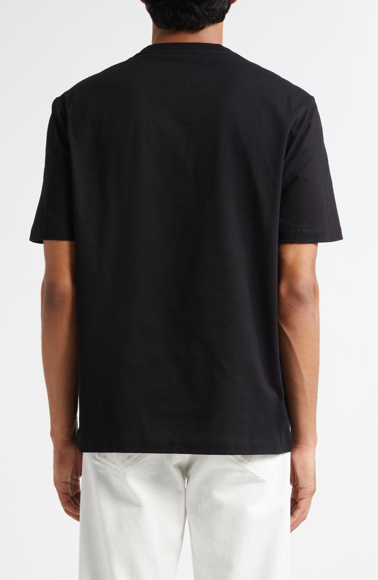 Versace Medusa Compact Cotton Jersey Graphic T-Shirt, Alternate, color, Black