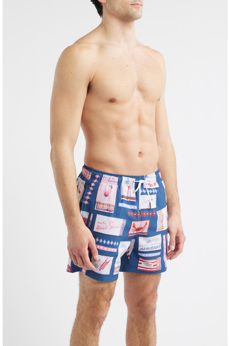 Match Box Swim Trunks, Alternate, color, BLUE