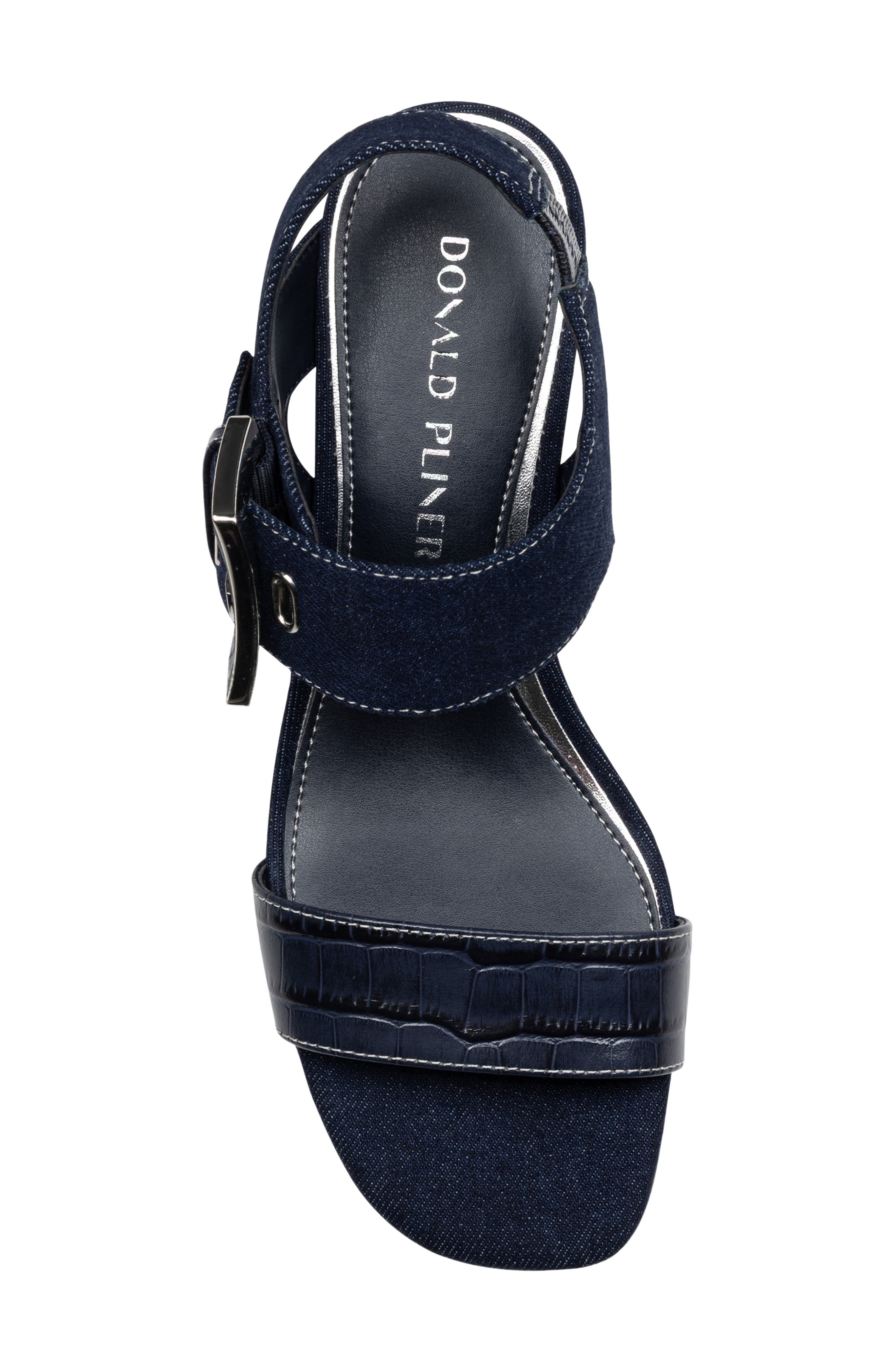 Vixi Ankle Strap Sandal, Alternate, color, INDIGO