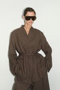 H&M Oversized Belted Jacket