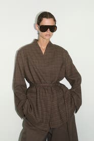 H&M Oversized Belted Jacket