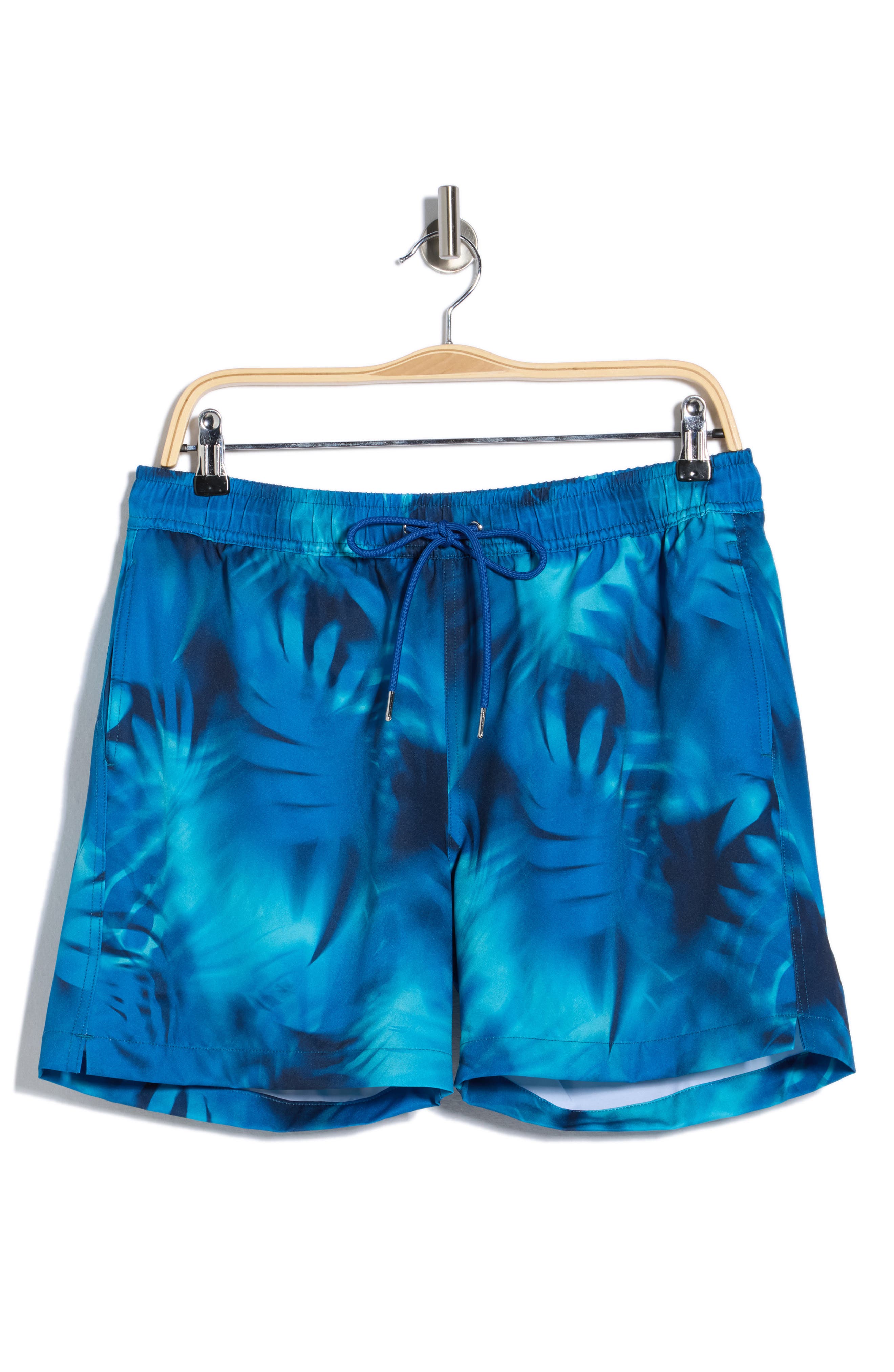 Robert Graham Tie Dye Palm Print Swim Shorts