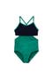selected Navy/Green Colorblock