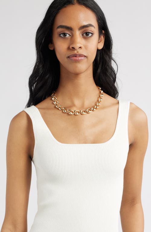 Open Edit Teardrop Chain Toggle Necklace