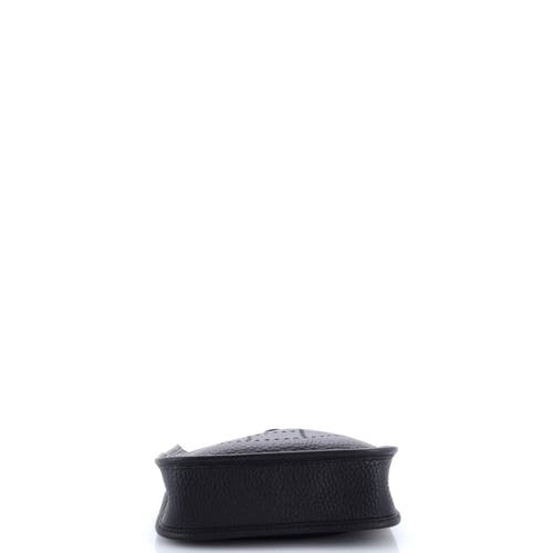 Pre-owned Hermes Hermes Evelyne Bag Gen Iii Clemence Tpm In Black