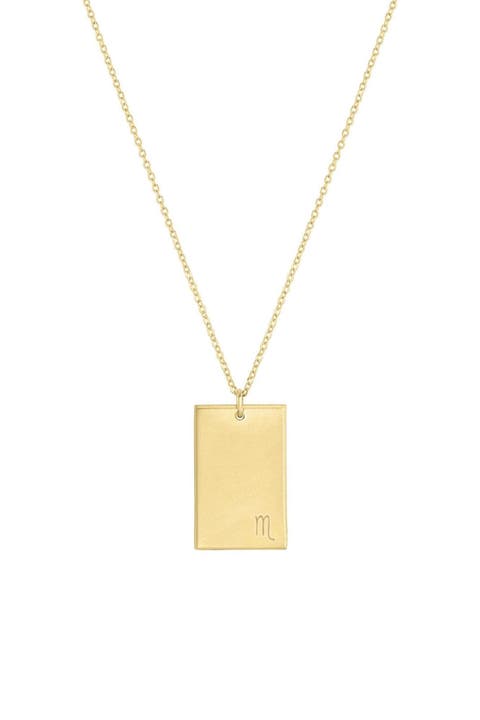 Goldie Horoscope Necklace