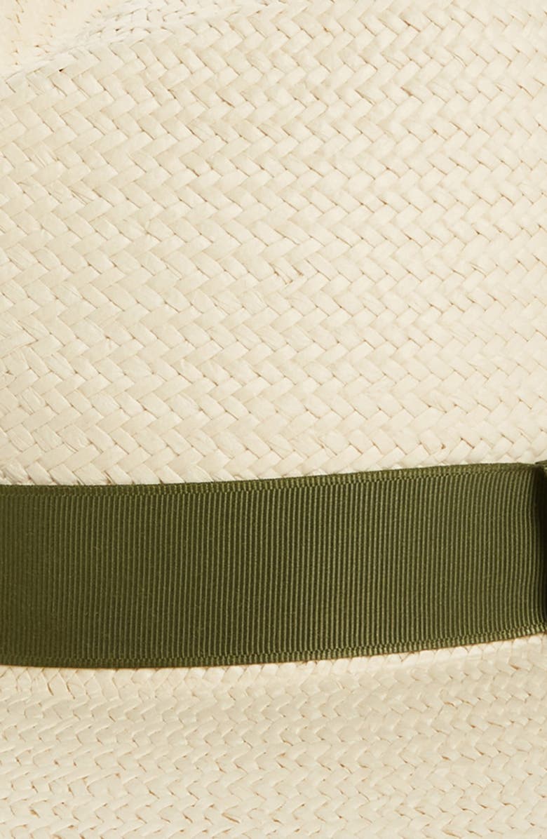 rag & bone Packable Straw Fedora Hat, Alternate, color,