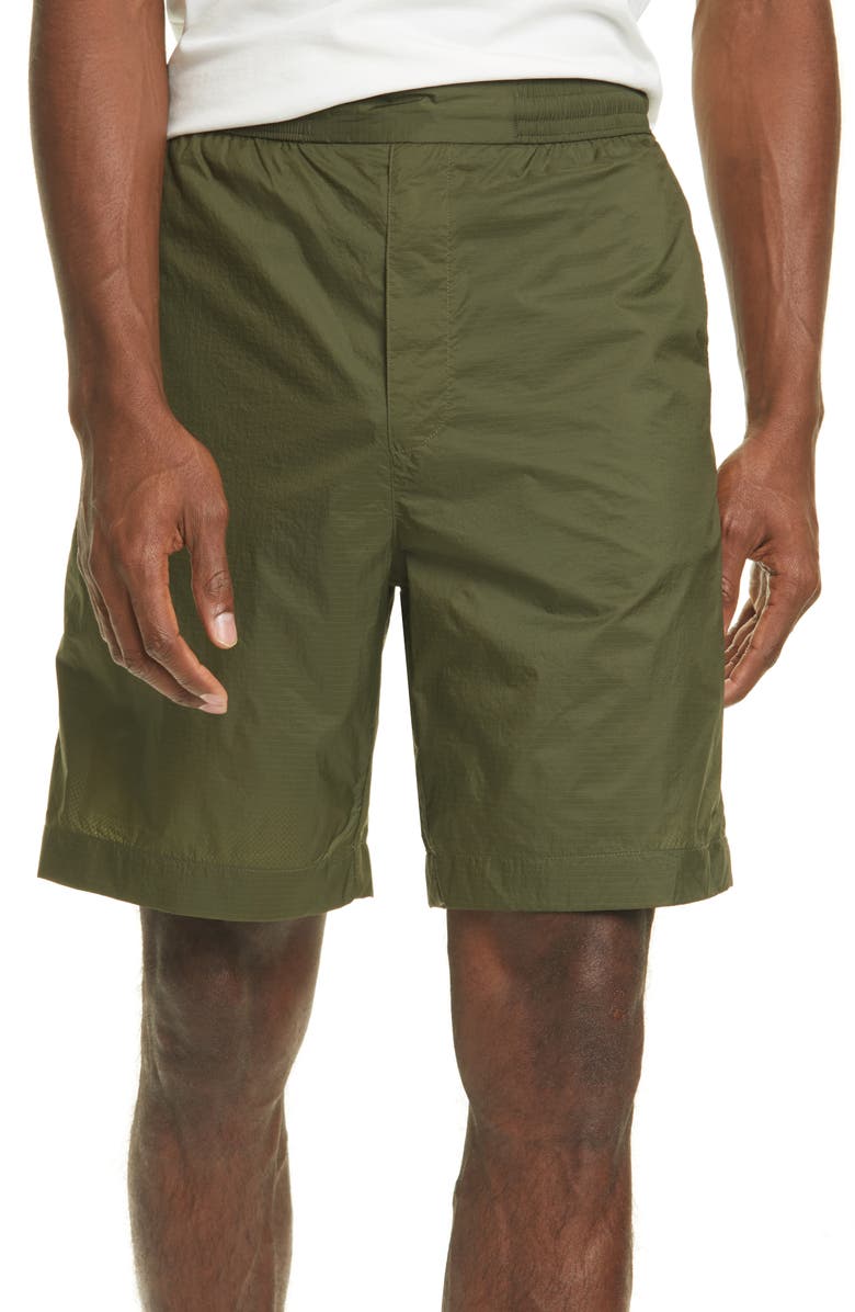 Acne Studios Ruben Nylon Shorts, Main, color,