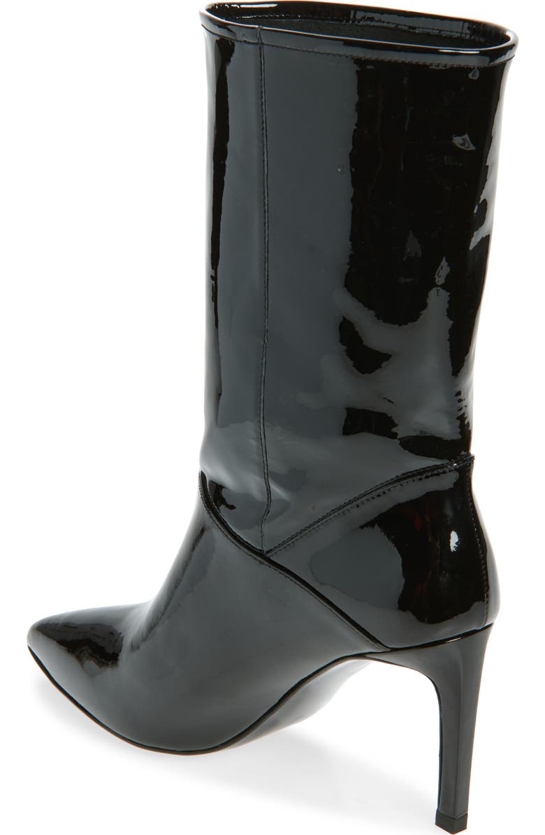 AllSaints Orlana Patent Boot, Alternate, color, Black
