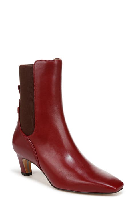 Red sam edelman boots on sale