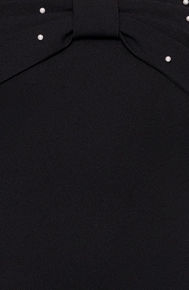 Blondie Nites Off-the-Shoulder Minidress, Alternate, color, Black