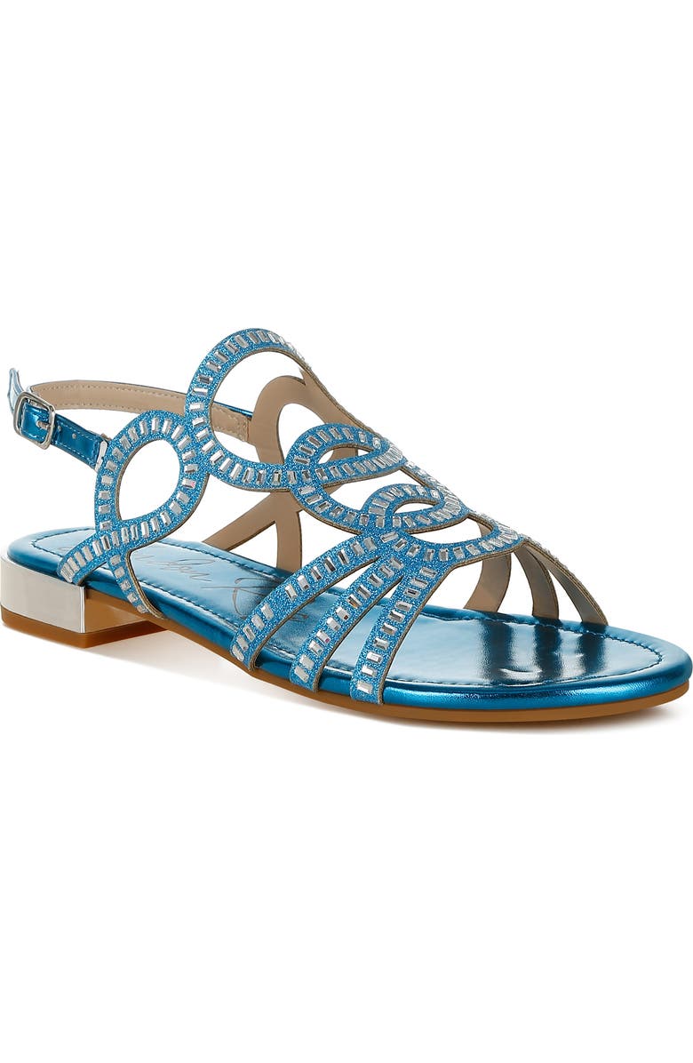 LONDON RAG Jisters Sandal, Main, color, Denim Blue