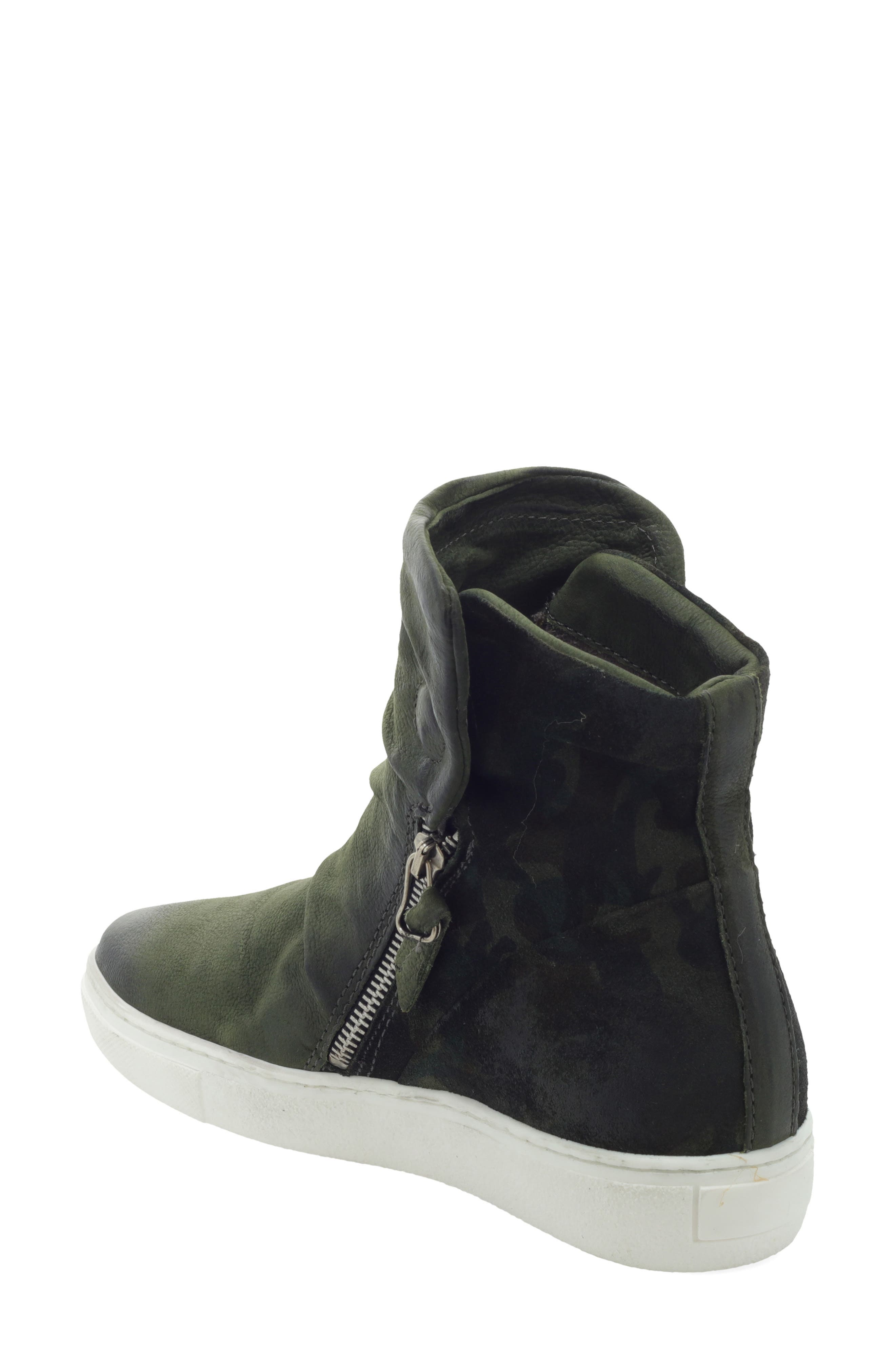 Lavinia Sneaker Boot, Alternate, color, FOREST LEATHER