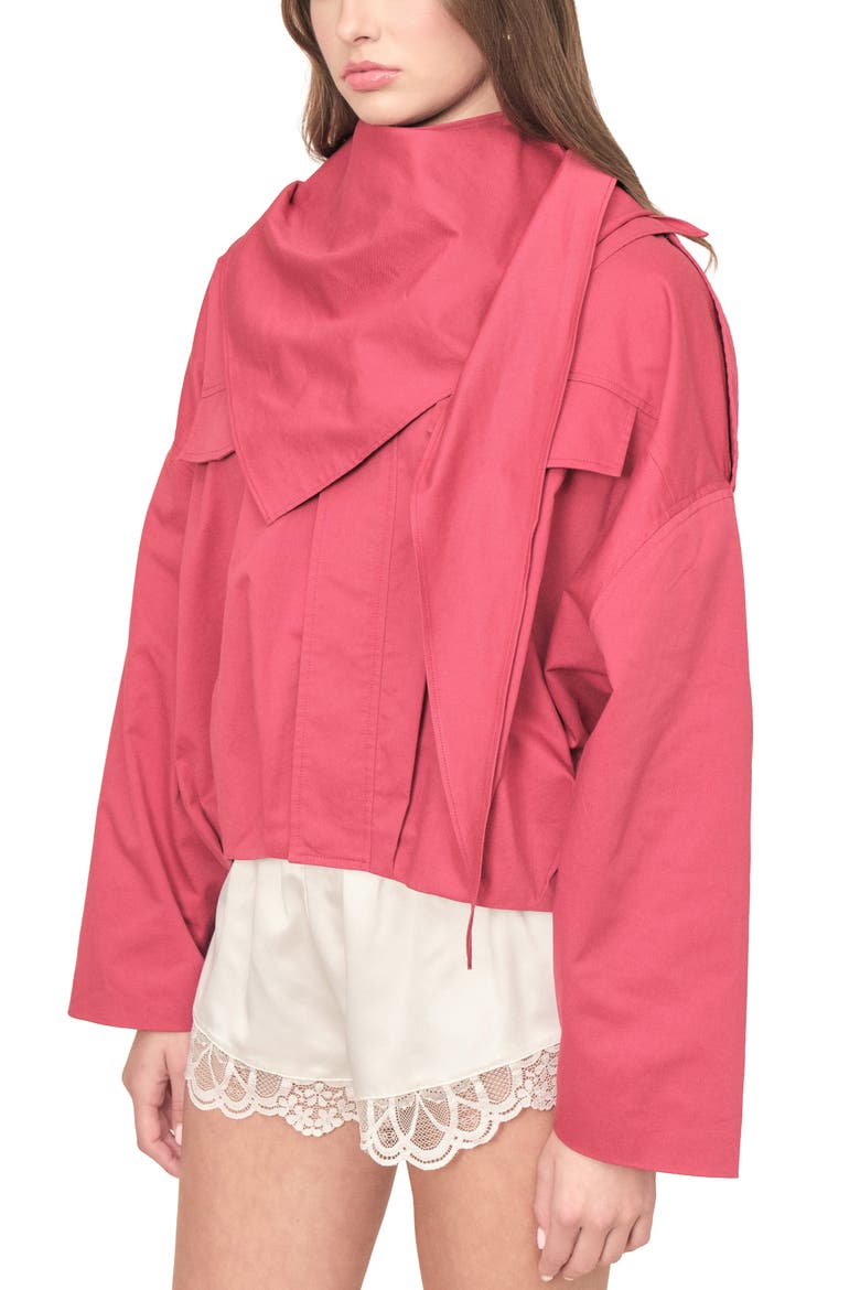 Archie Jacket, Alternate, color, RUBY