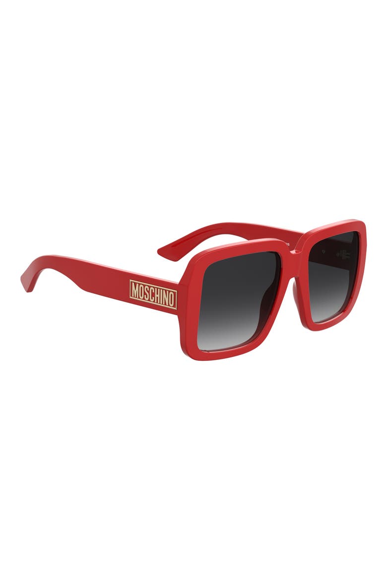 55mm Gradient Square Sunglasses, Alternate, color, 0C9A-9O