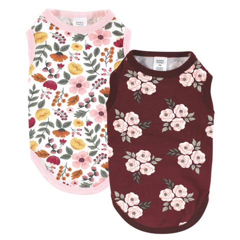 Pet Dog And Cats Cotton T-shirts 2pk