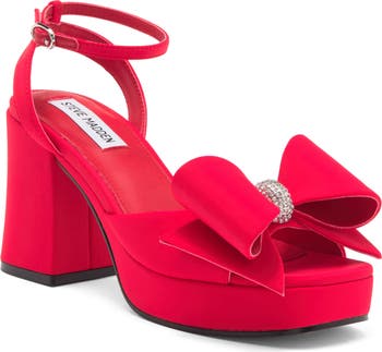 【Steve Madden】Aerin Bow プラットフォーム サンダル Steve Madden Aerin Bow Platform Sandal (Women) | Nordstromrack