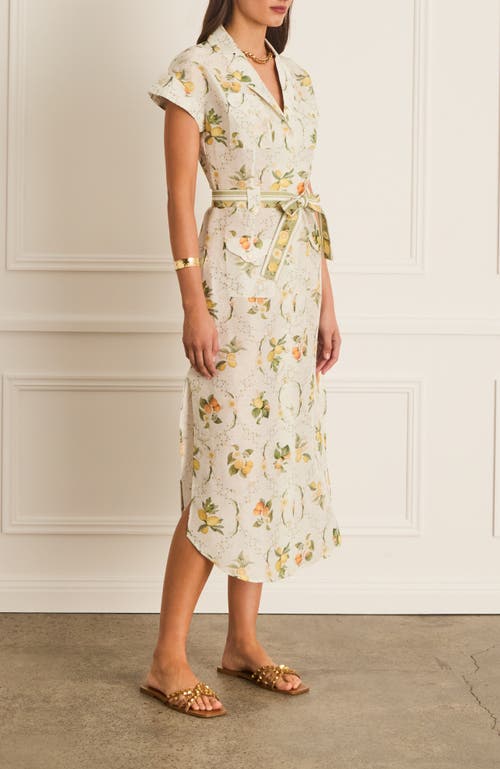 Aqua Blu Button Up Camilla Dress In Neutral