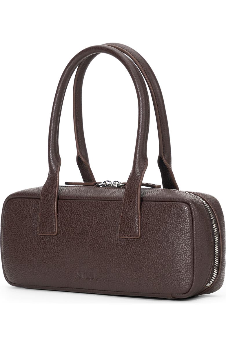 STAUD The Dude Leather Shoulder Bag, Alternate, color, Espresso