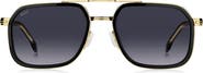 BOSS 55mm Rectangular Sunglasses
