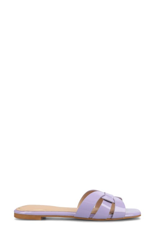Journee Collection Journee Womens Arrina Wide Width Flat Sandals In Lilac