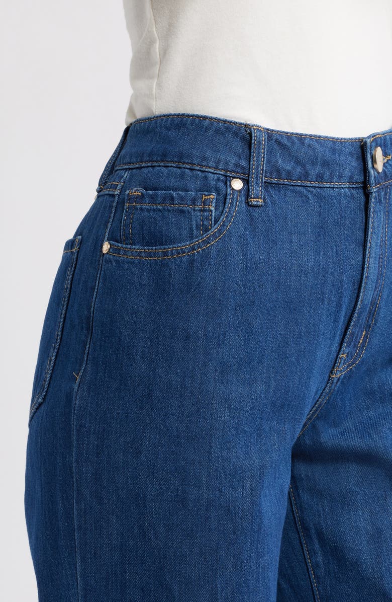 1822 Denim High Waist Baggy Straight Leg Jeans, Alternate, color,