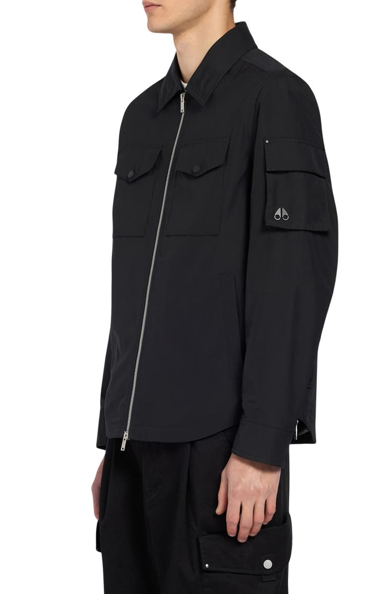 Moose Knuckles Charlesbourg Water Repellent Jacket, Alternate, color, Black