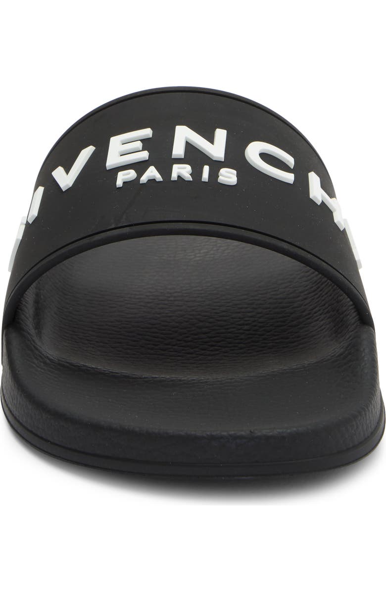 Givenchy Logo Slide Sandal, Alternate, color, Black