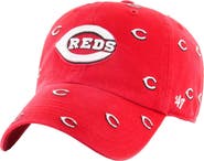 '47 Women's '47 Red Cincinnati Reds Confetti Clean Up Adjustable Hat