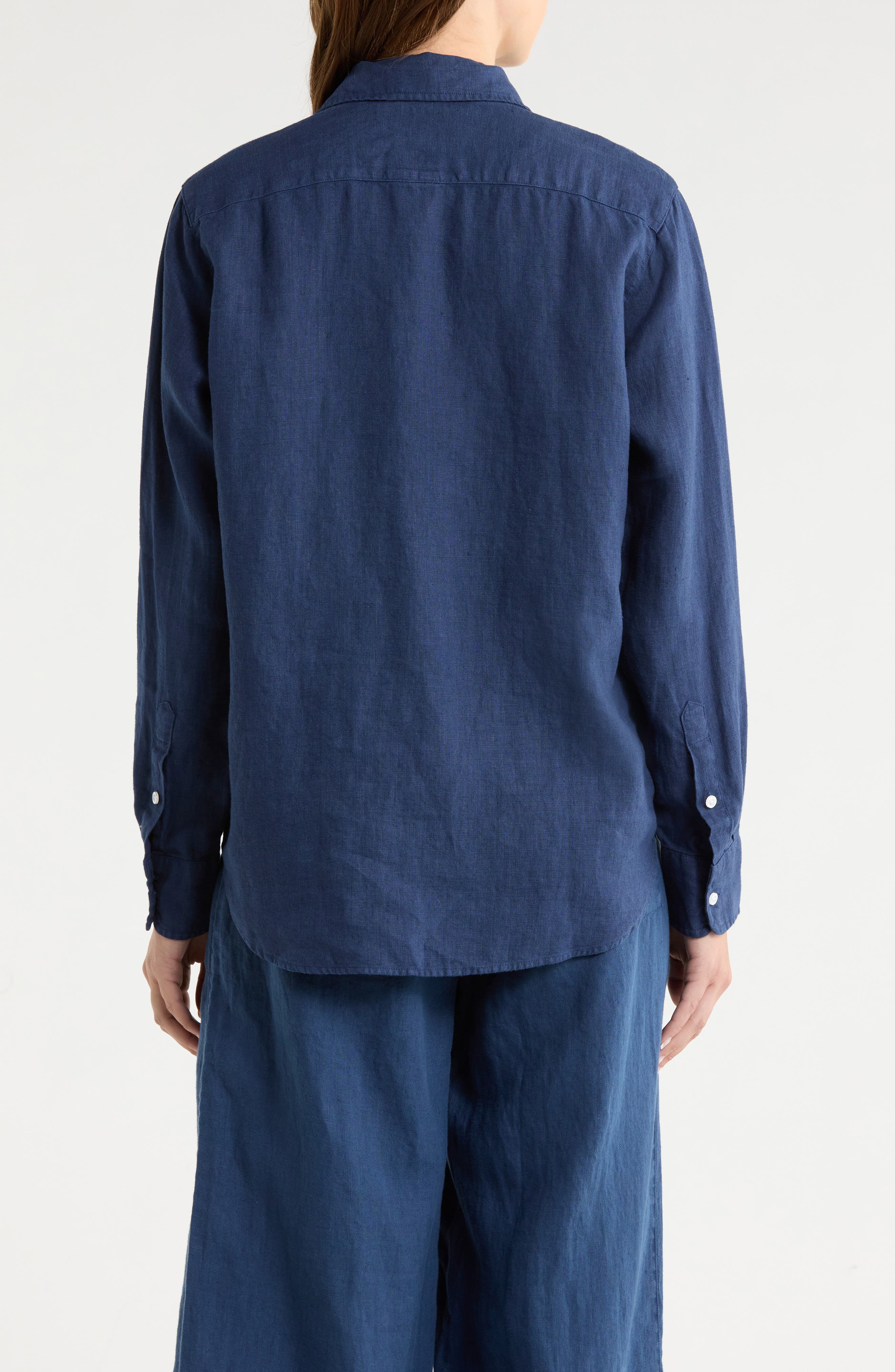 Frank & Eileen Eileen Relaxed Button-up Shirt In Blue