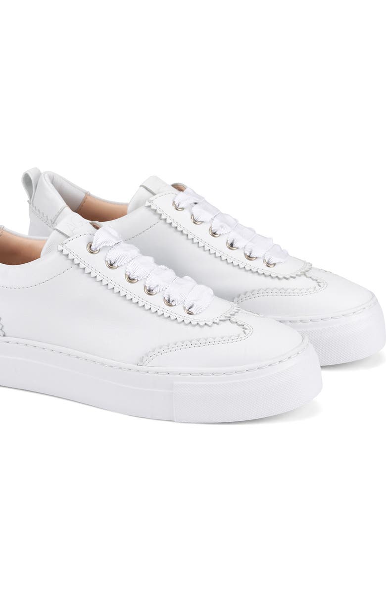 AGL Eliana Platform Sneaker, Alternate, color, White-White