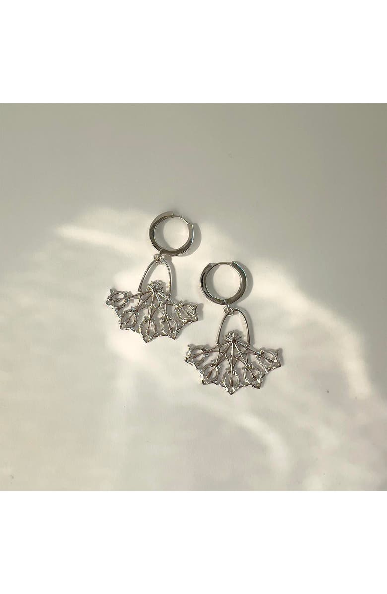 Astor & Orion Daphne Earrings, Alternate, color, Silver