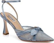 Badgley Mischka Collection Josie Ankle Strap Pointed Toe Pump