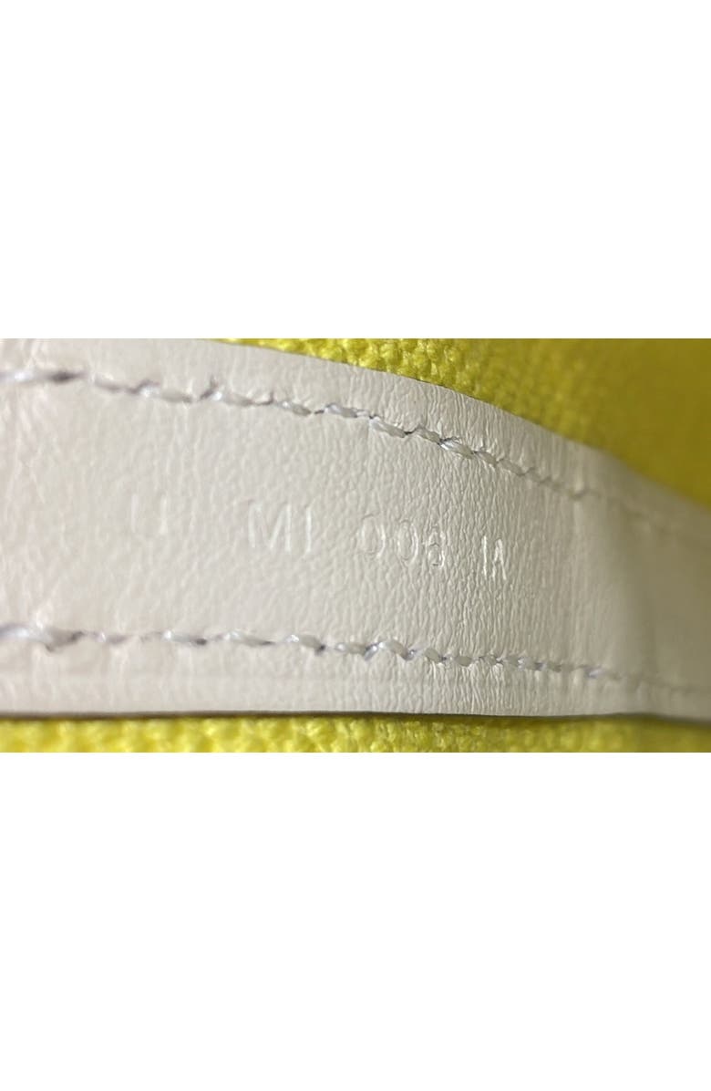 Pre-Owned Hermes Cargo Picotin Lock Bag Canvas and Swift PM, Alternate, color, Lime/Nata