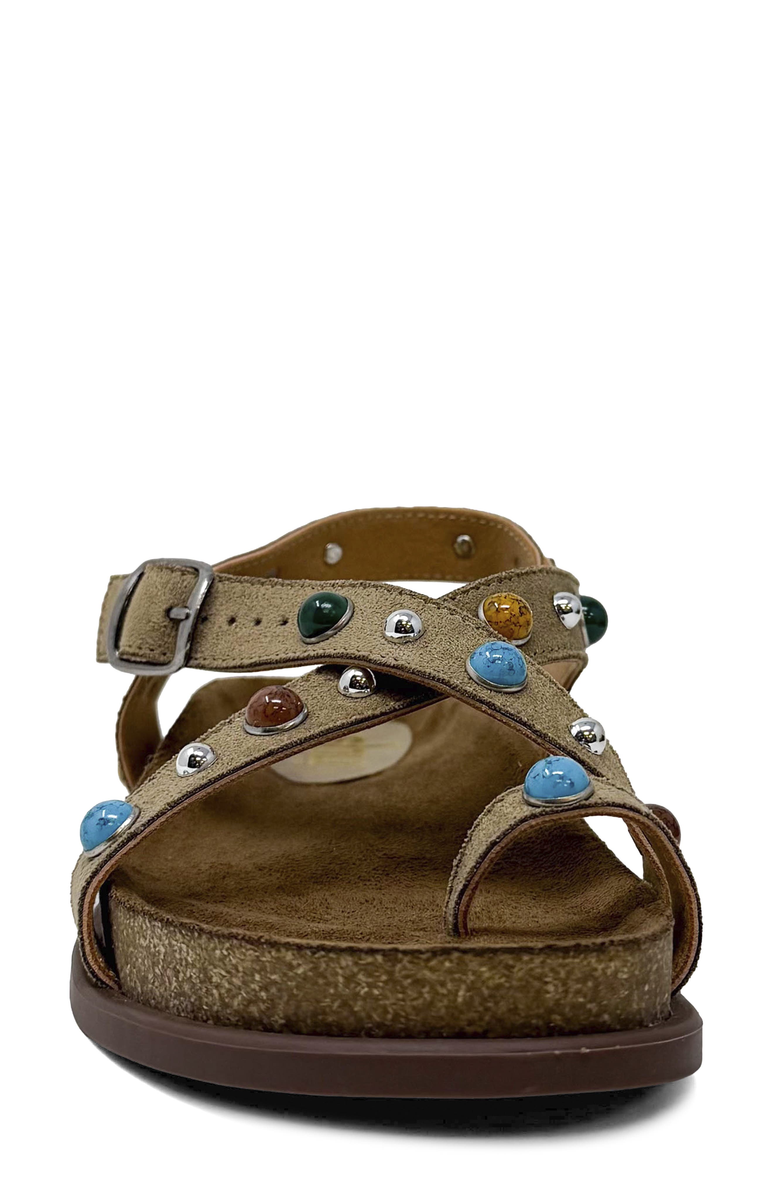 Becky Studded Sandal, Alternate, color, TAUPE
