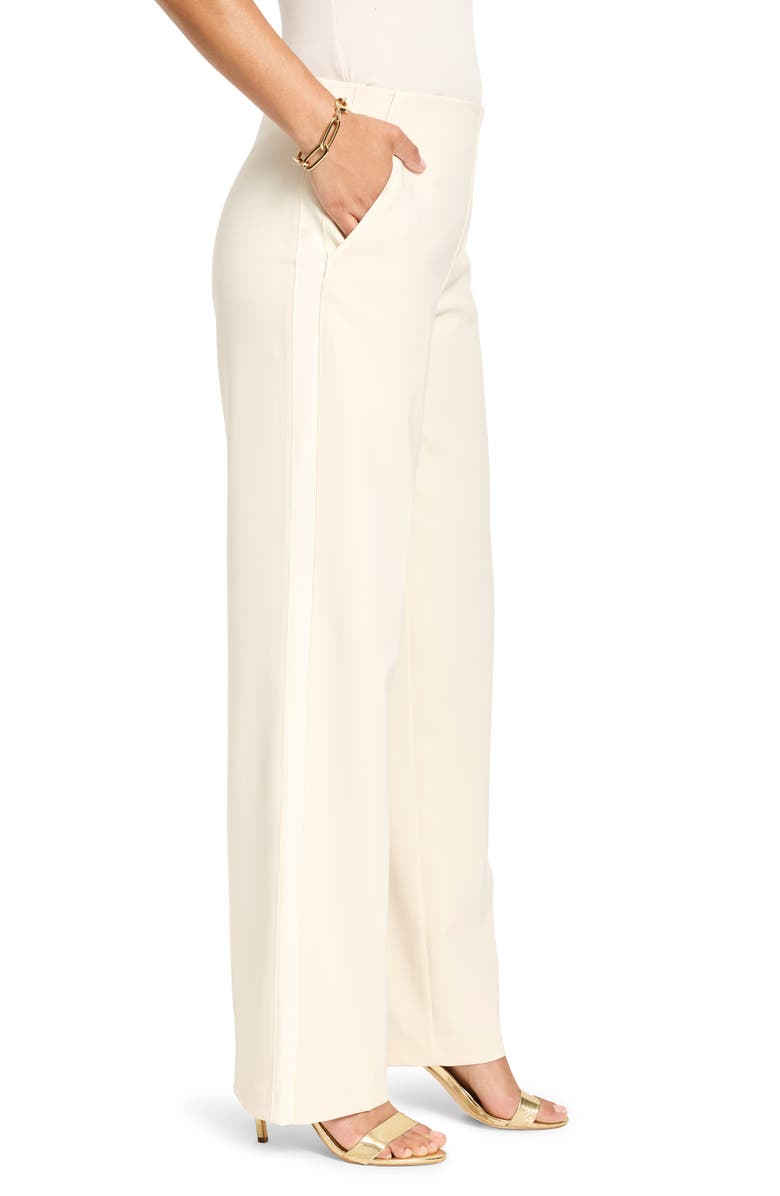 NIC+ZOE Lenox Wide Leg Stretch Pants, Alternate, color, Classic Cream