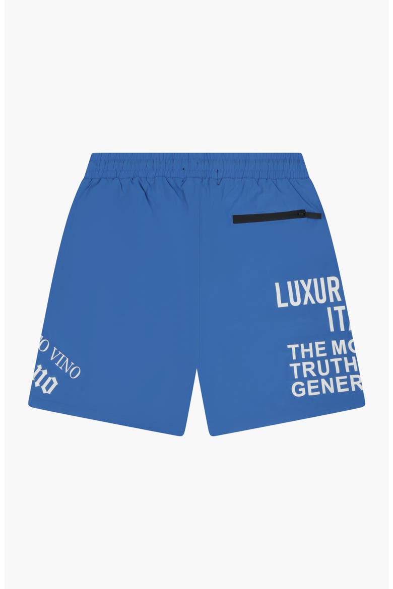 All Over Swim Trunks, Alternate, color, Blue