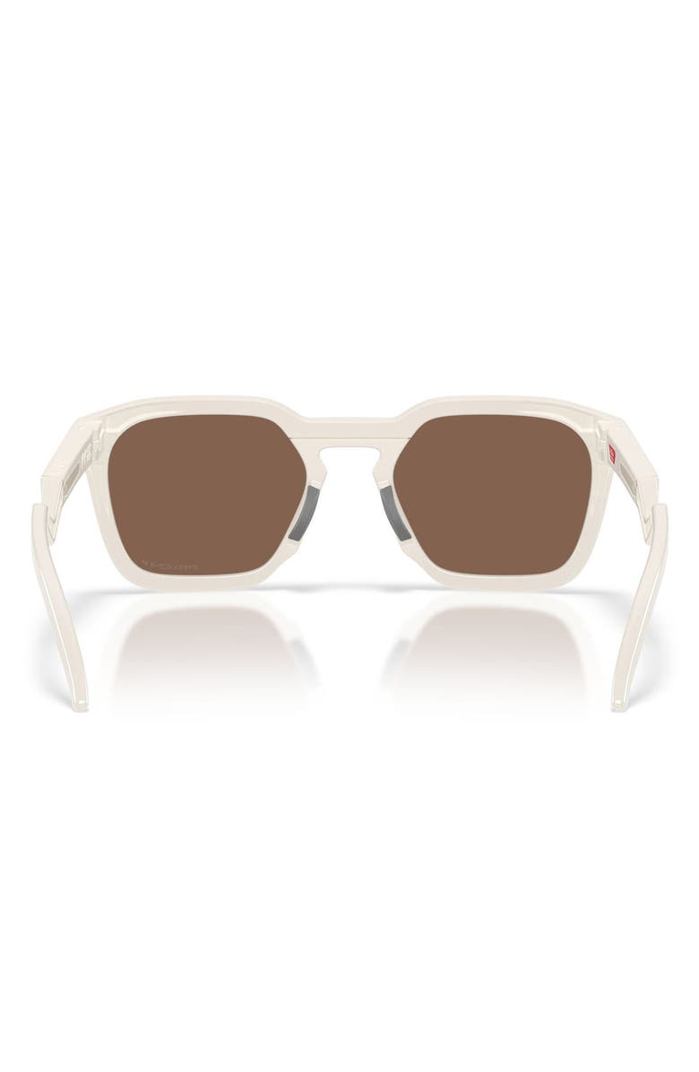 Oakley HSTN SQ 54mm Prizm<sup>™</sup> Polarized Square Sunglasses, Alternate, color, Matte Mist / Prizm 24K