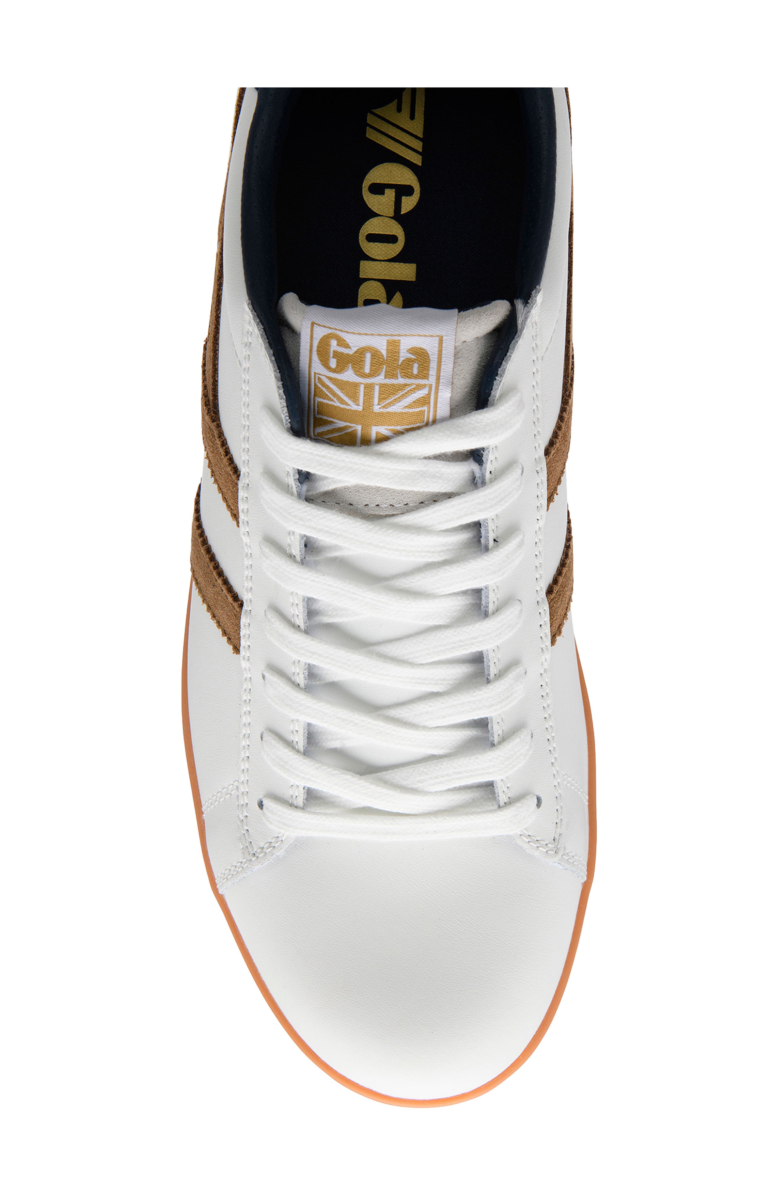 Gola Equipe II Sneaker, Alternate, color, White/ Tobacco/ Navy