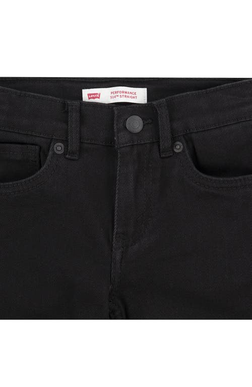Levi's® Kids' 514™ Performance Straight Leg Jeans In Black