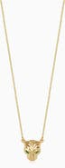 Oradina 14K Gold Majestic Panther Pendant Necklace