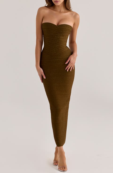The Sweetheart Strapless Bandage Dress