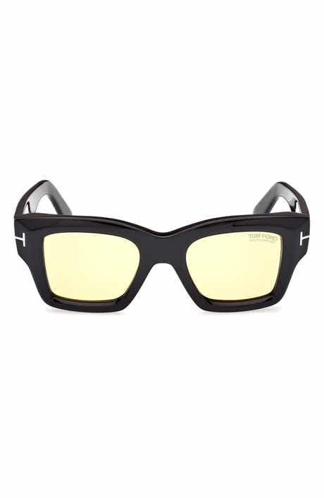 TOM FORD Ilias 50mm Square Sunglasses